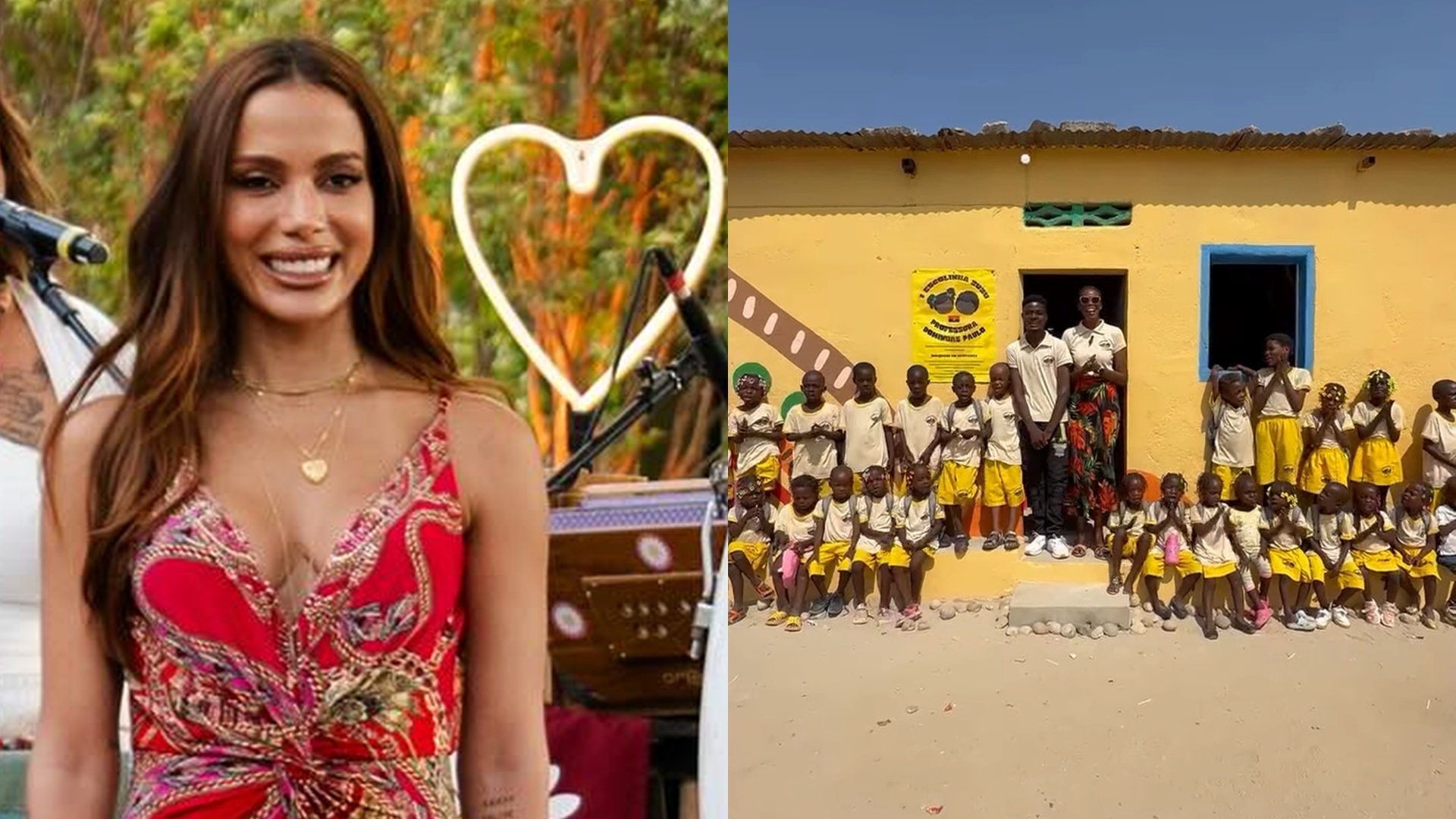Anitta é homenageada por crianças de ONG africana em aniversário: ‘Mudou meu futuro’