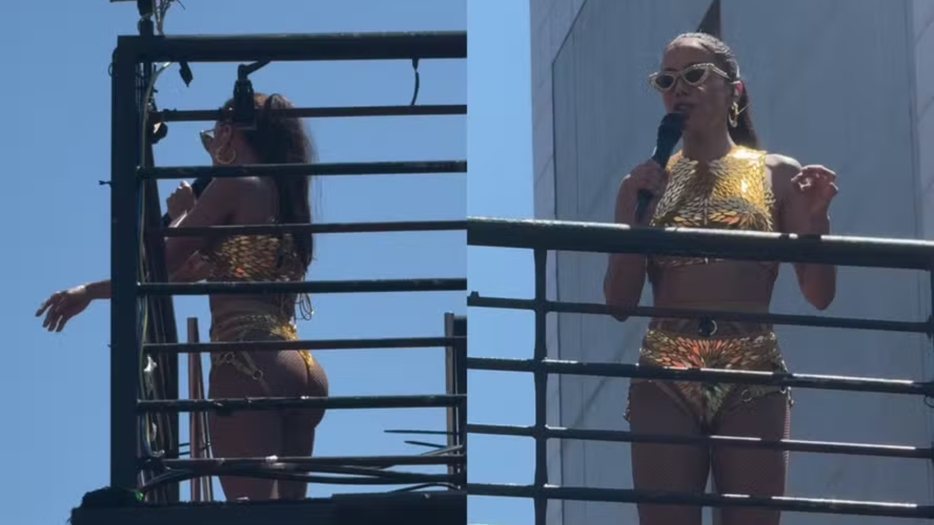 Anitta para bloco de Carnaval para dar bronca em assaltante: ‘Favelada eu também sou’