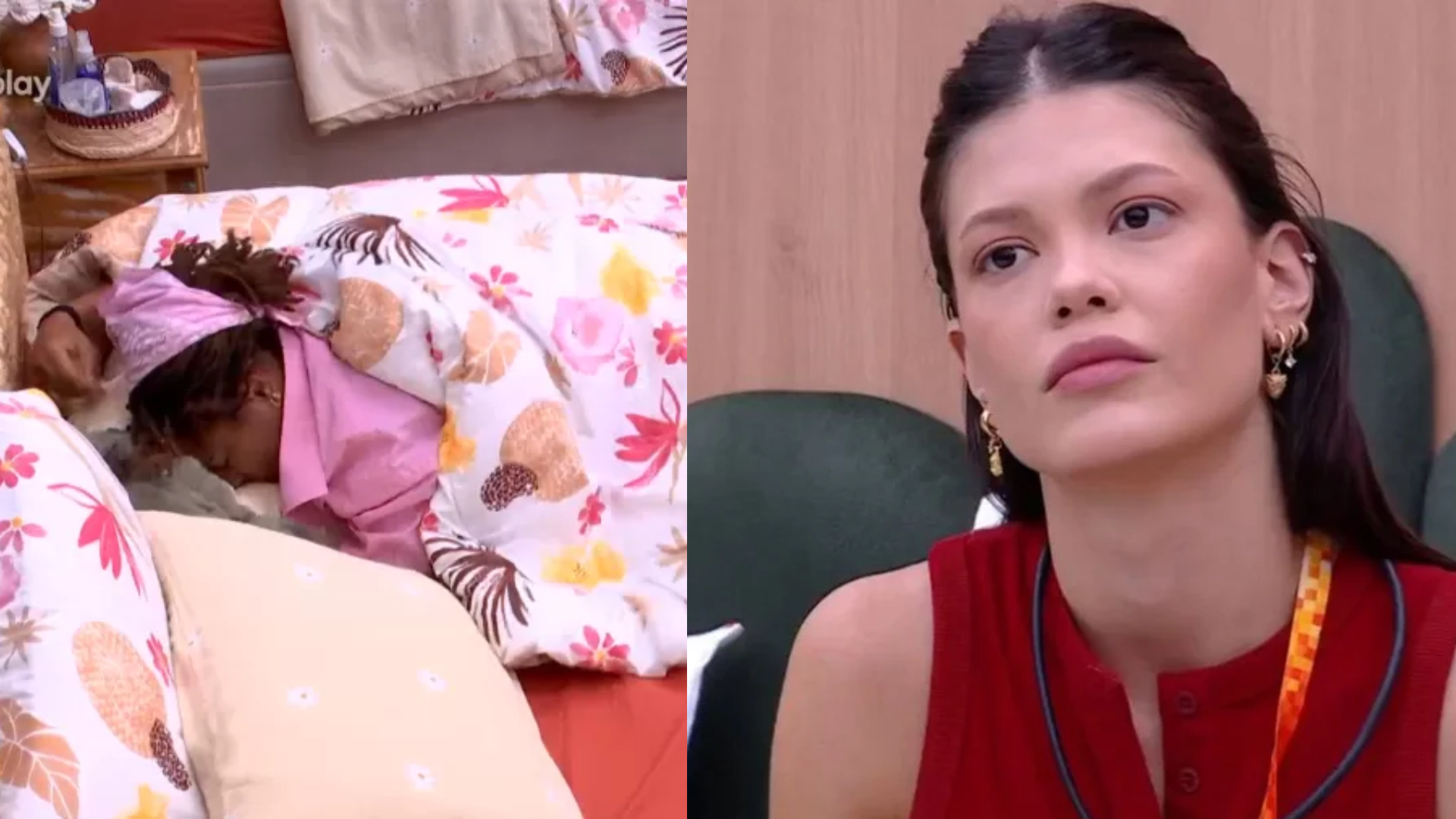BBB 25: Após questionar Vitória por mudança de quarto, Thamiris chora sozinha