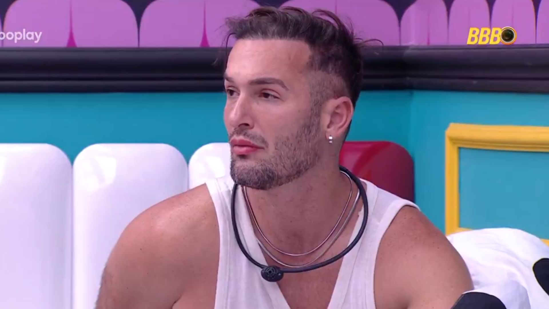 BBB 25: Diego Hypolito reage ao Seu Fifi e se desespera com fofocas: ‘Postura’