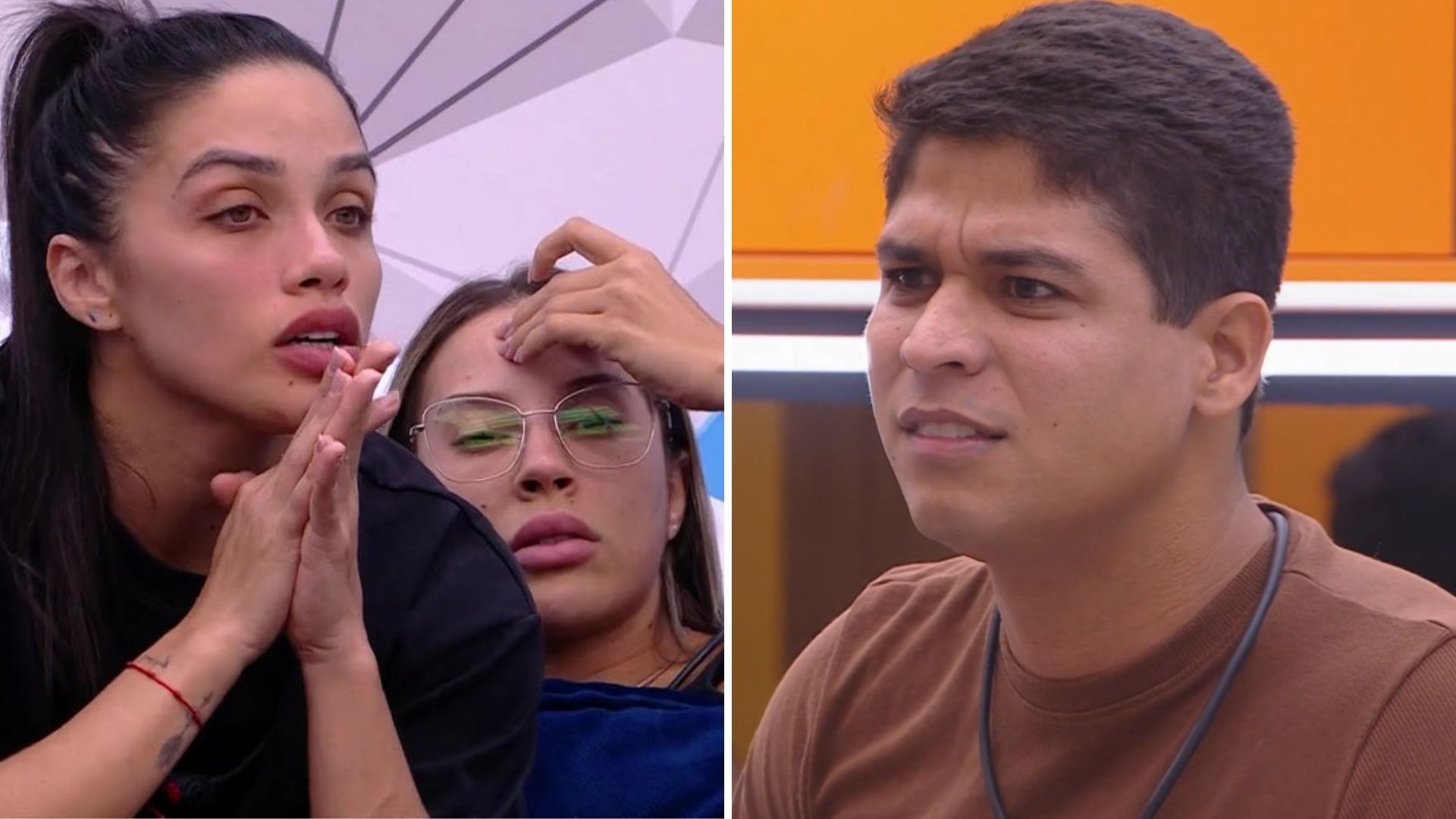 BBB 25: Eva e Renata tinham plano para enlouquecer Guilherme no Paredão; saiba qual