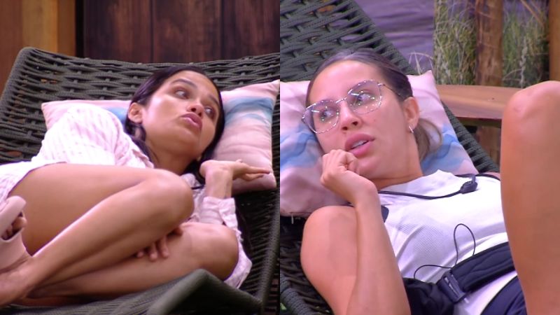 BBB 25: Eva e Renata trocam farpas durante a madrugada: ‘Se doendo demais’