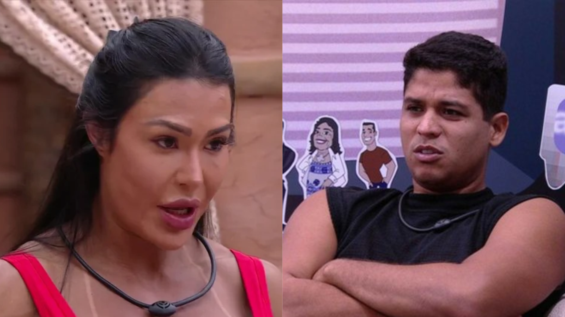 BBB 25: Gracyanne Barbosa critica Guilherme por colocá-la como alvo: ‘É burrice’