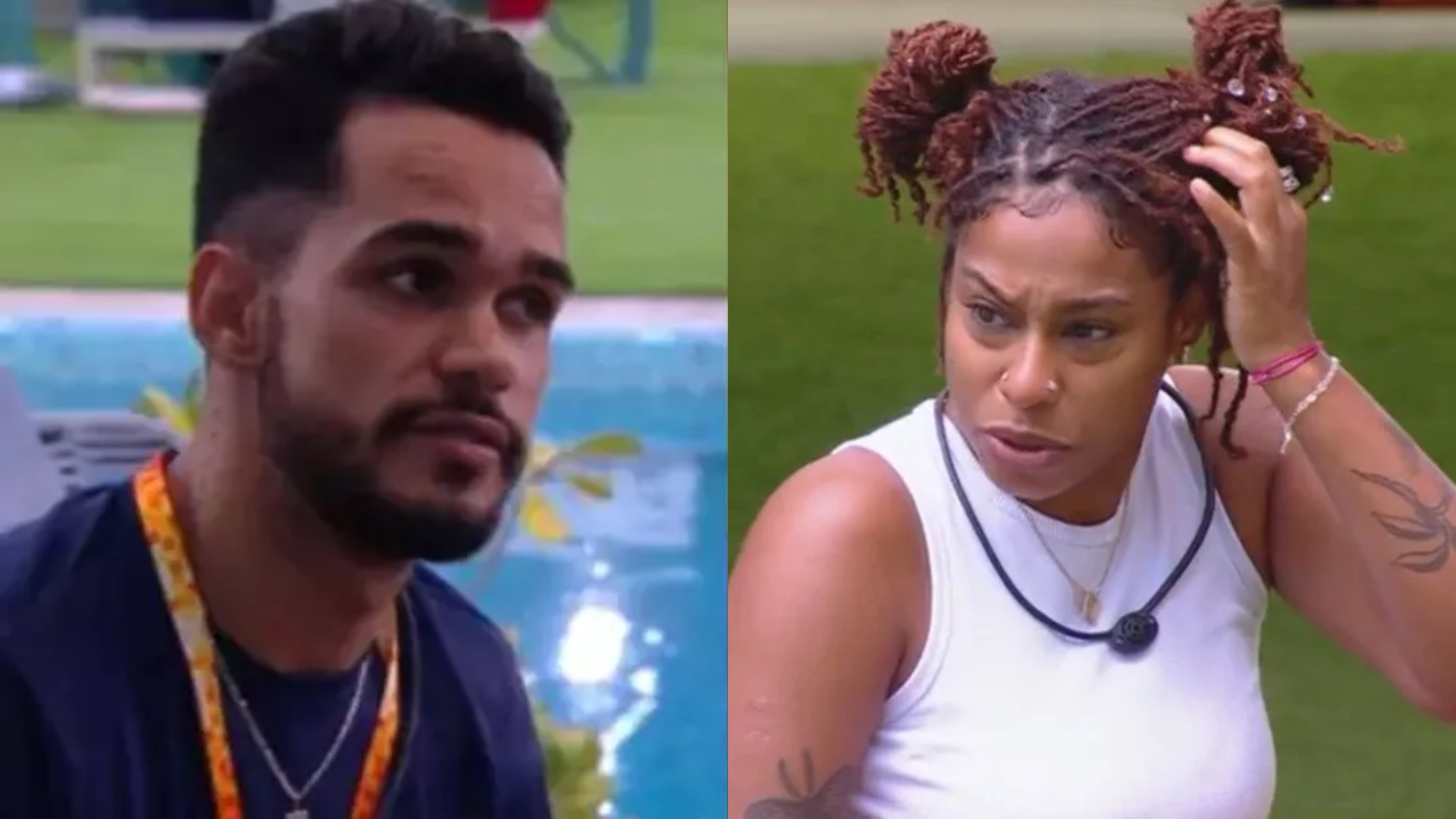 BBB 25: João Pedro questiona Thamiris sobre pautas raciais: ‘Puxam pauta demais sobre preto’