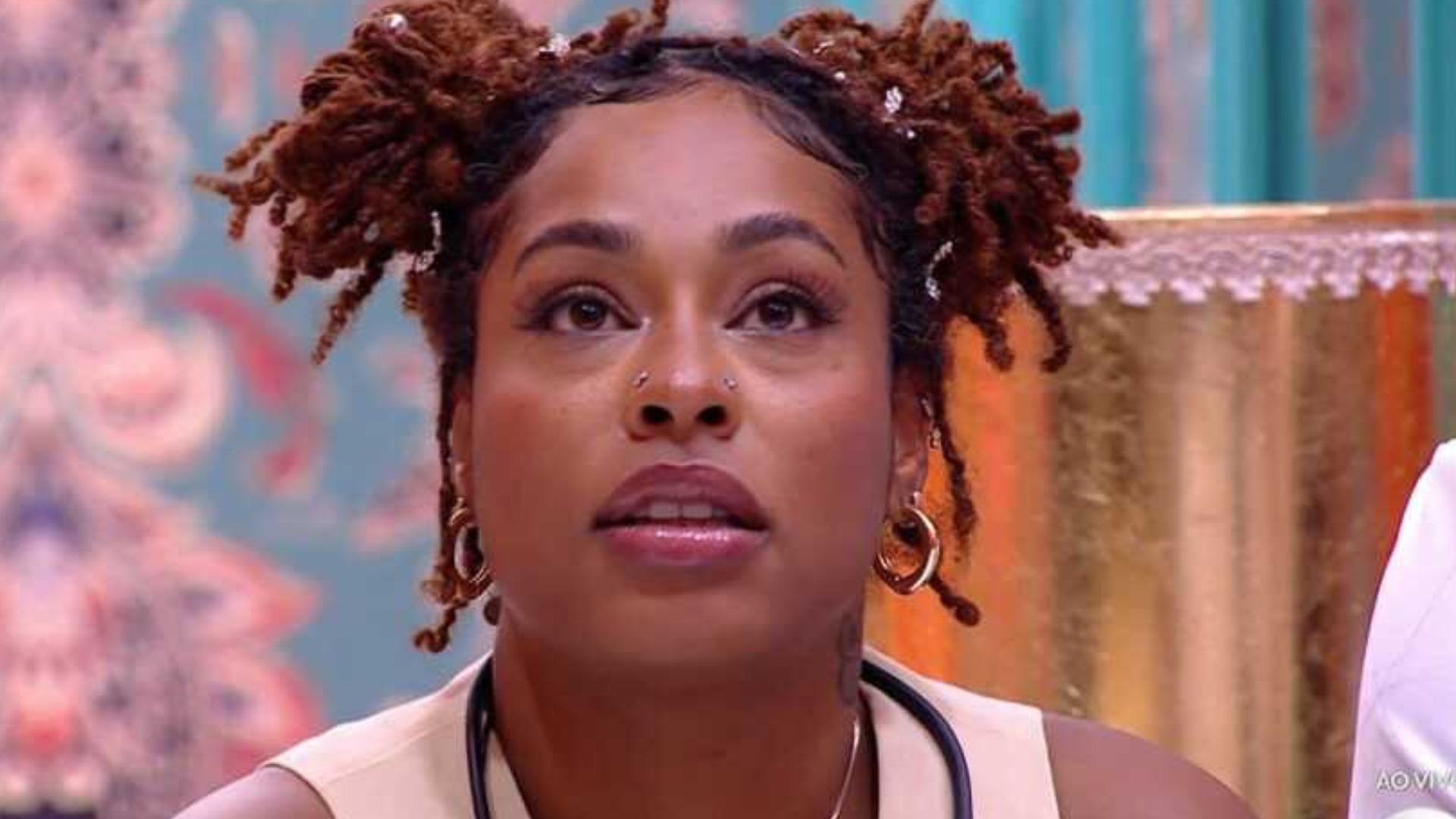 BBB 25: No dia de eliminação, Thamiris reflete sobre seu jogo: ‘Errei jogando’