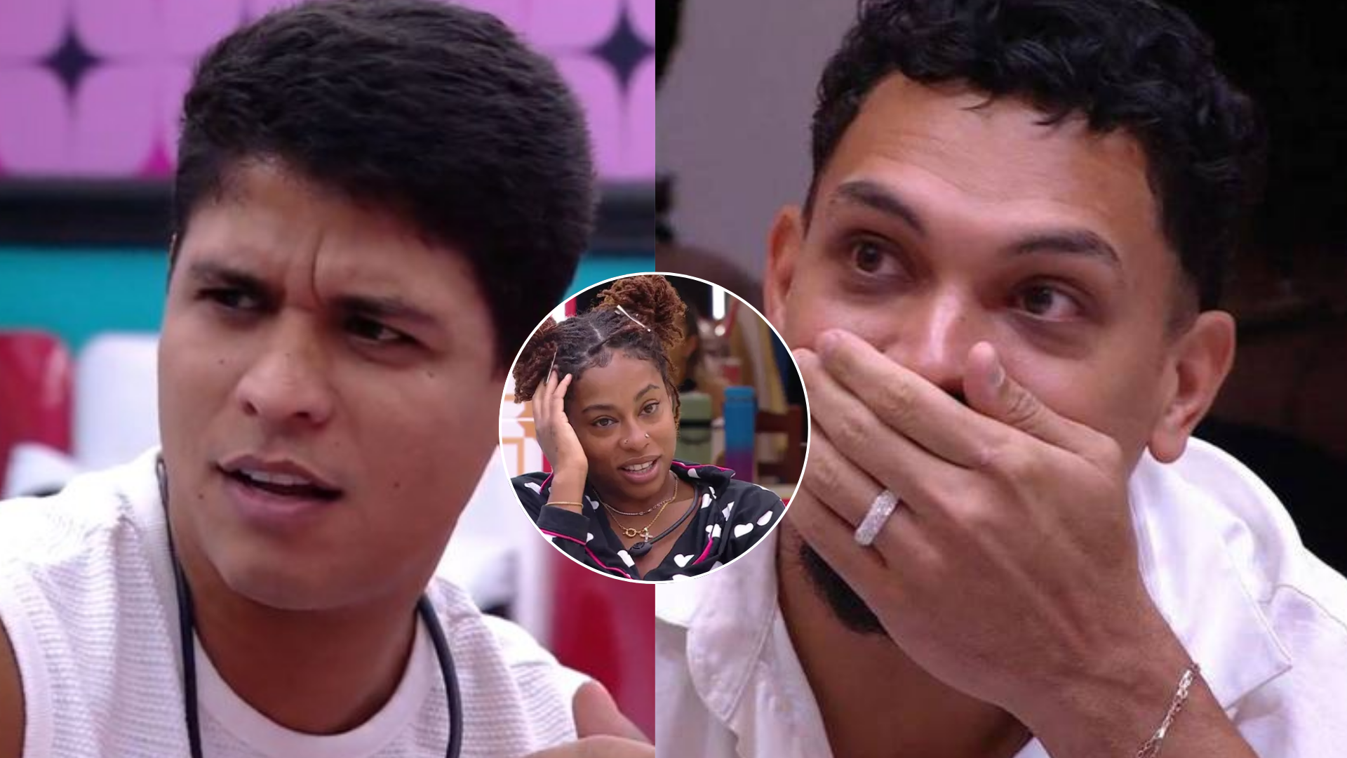 BBB 25: Thamiris decide colocar Guilherme e Vinícius para fora da casa