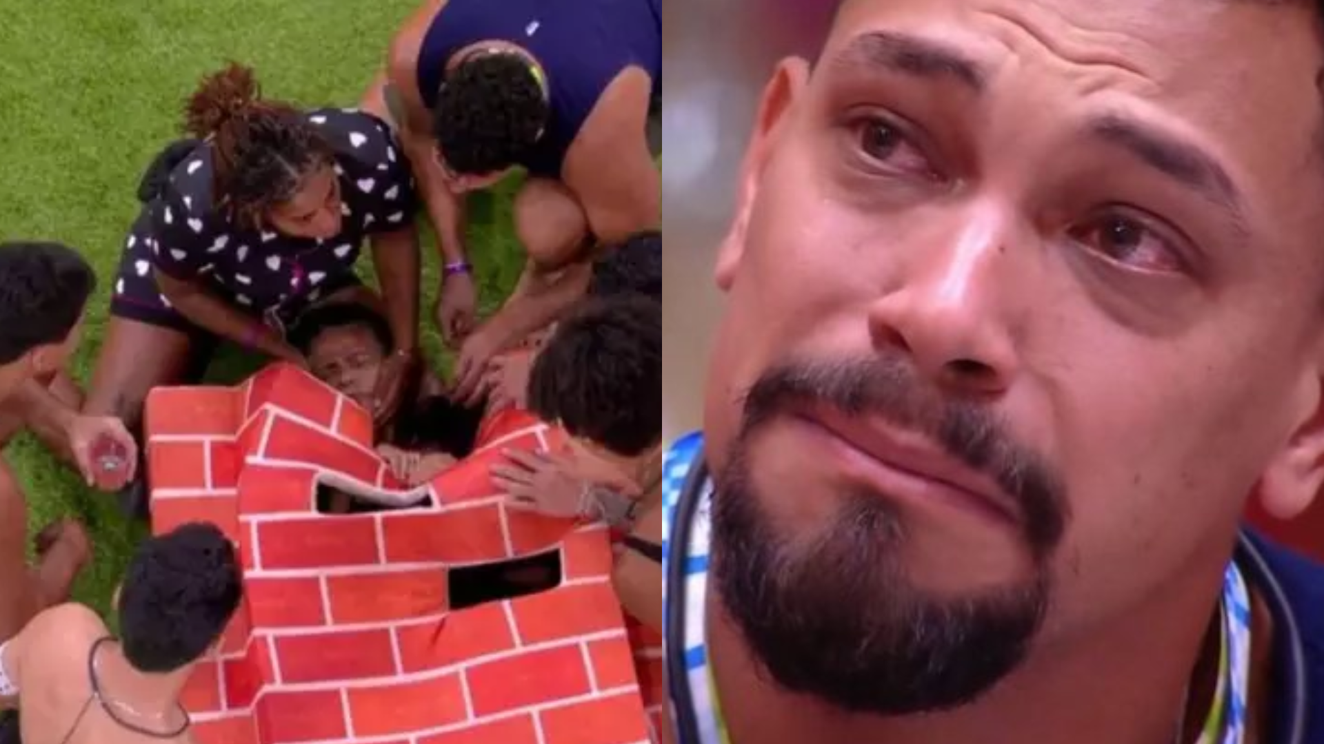 BBB 25: Vilma passa mal durante o Castigo do Monstro e Vinícius chora de culpa