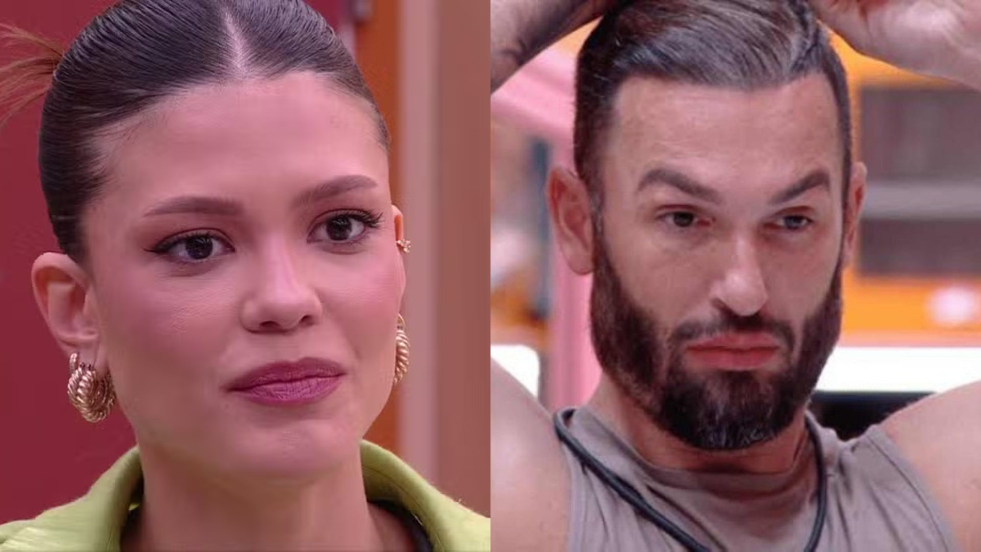 BBB 25: Vitória se desculpa com Diego após vetá-lo da Prova do Líder: ‘Não me liguei’