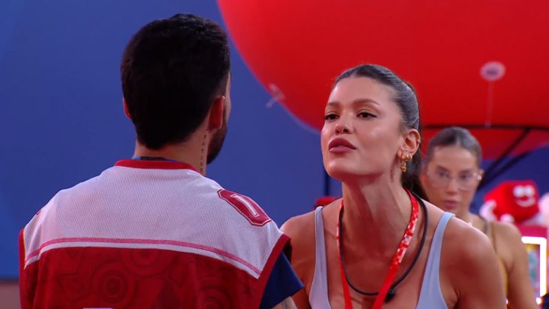 BBB 25: Vitória Strada e João Pedro discutem após Prova do Anjo: ‘Fala na cara’