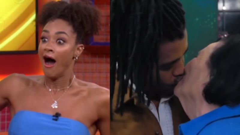 BBB: Aline reage ao beijo de Diogo Almeida e Dona Déa: ‘Ele descontou’
