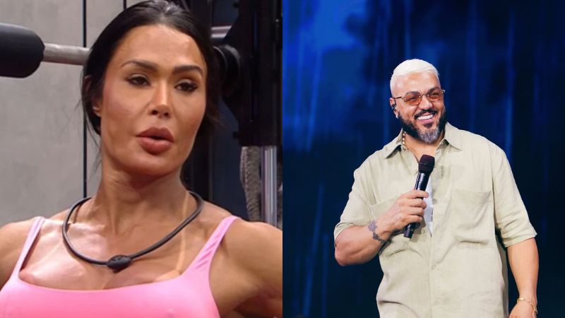 BBB25: Gracyanne Barbosa expõe fobia de Belo durante evento: ‘Tem pânico’