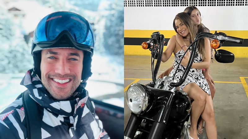 Boadrasta! Lexa surge ao lado da enteada e Ricardo Vianna se derrete: ‘Gatas’