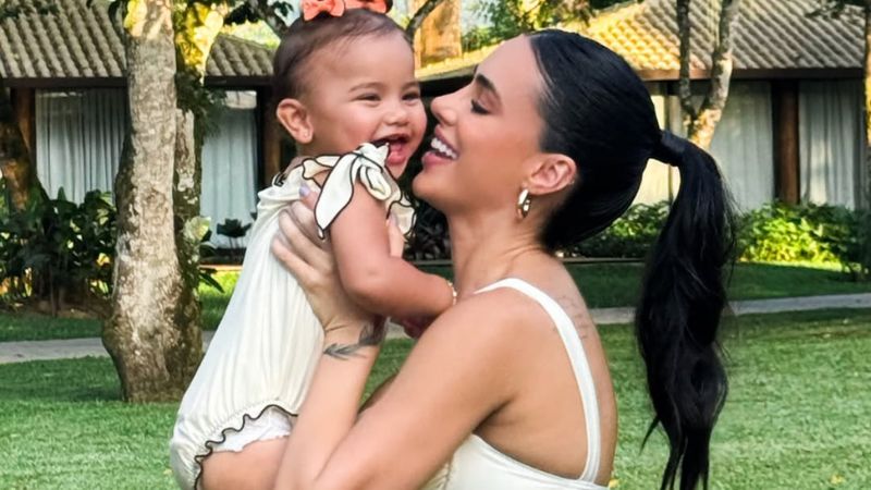 Bruna Biancardi exibe as primeiras roupinhas da segunda filha com Neymar: ‘Oi Mel’