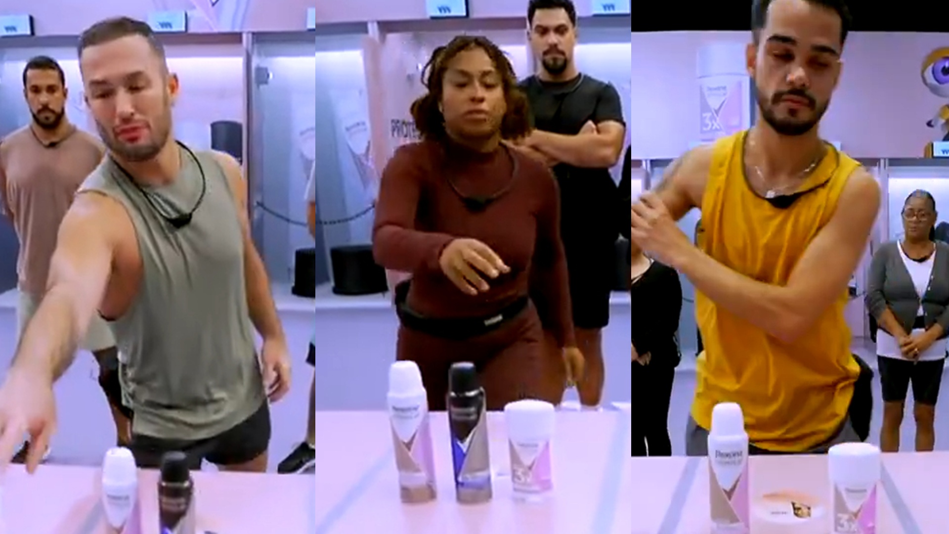 BBB 25: Diego Hypolito, Thamiris e João Pedro são eliminados da Prova do Líder; entenda