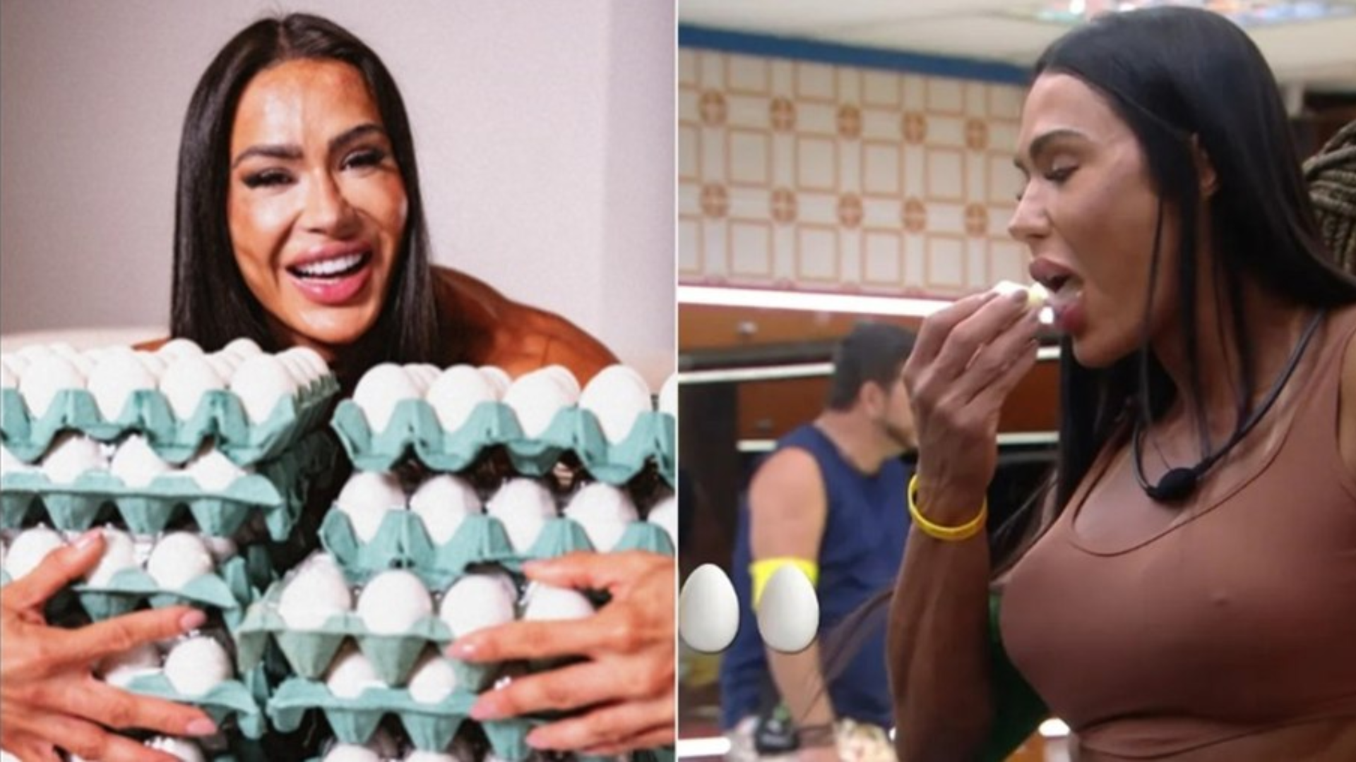 Dieta de Gracyanne vai ter um aumento de R$ 1,4 mil com alta dos ovos