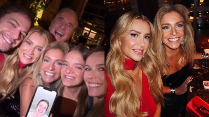 Ex e atual de Roberto Justus posam juntas em festa de família; confira registros