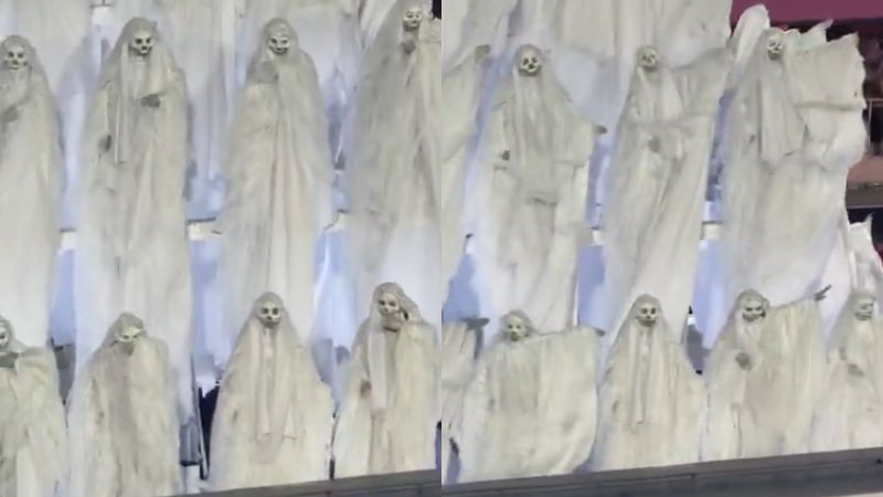 Fantasma que ‘paralisou’ em desfile na Sapucaí explica o ocorrido: ‘Perdendo as forças’