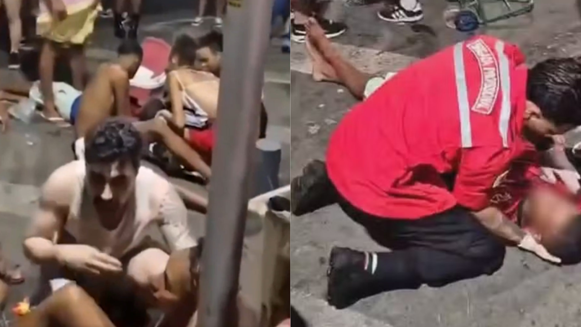Foliões passam mal após PM usar spray de pimenta durante o Carnaval: ‘Muita criança’