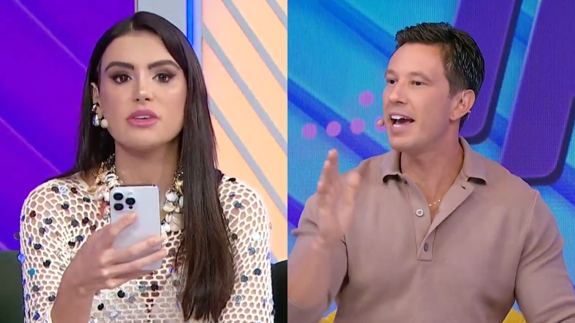 Filha de Roberto Cabrini, Gaby defende herdeiros no SBT contra Cartolano: ‘Dor de cotovelo’