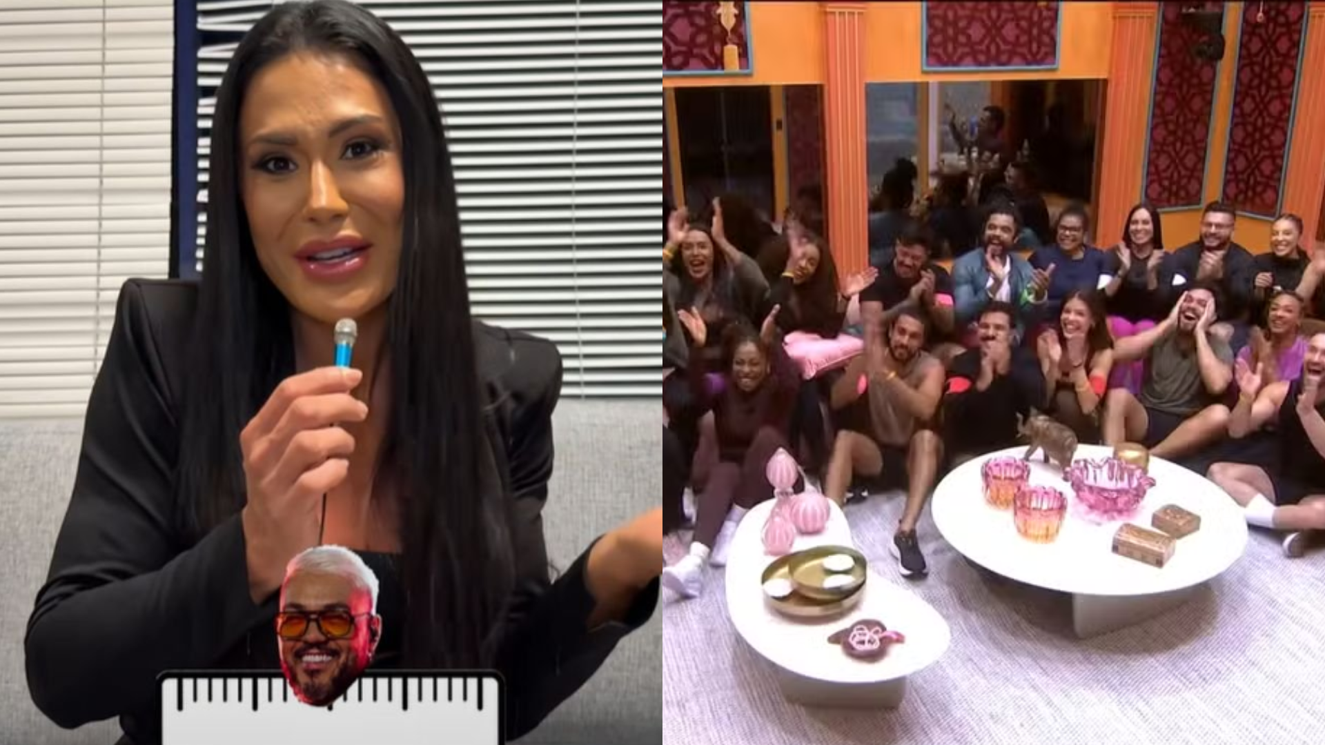 Gracyanne Barbosa avalia os homens do BBB 25 após eliminação: ‘Difícil dar 10’