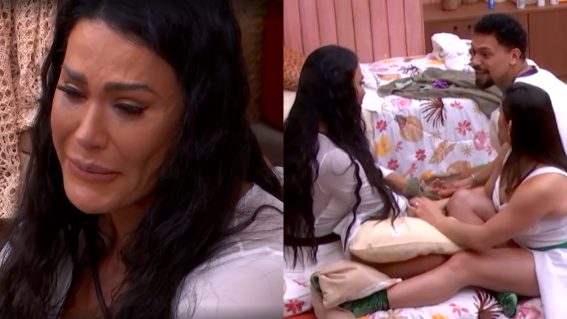 BBB 25: Gracyanne cai no choro e faz revelação após ser exposta: ‘Não consigo controlar’