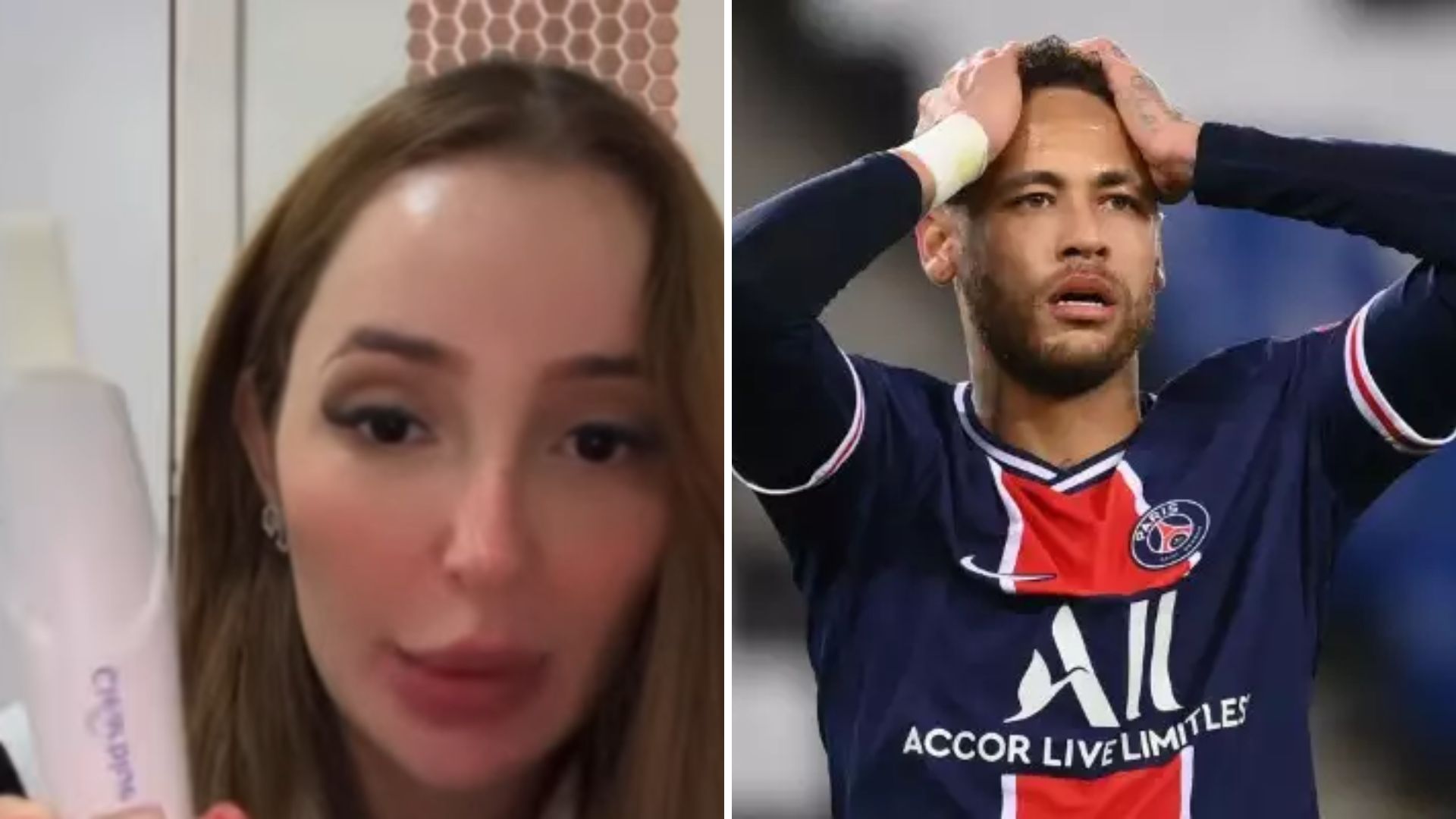 Grávida! Modelo que transou com Neymar descobre gravidez: ‘Comprei o teste’