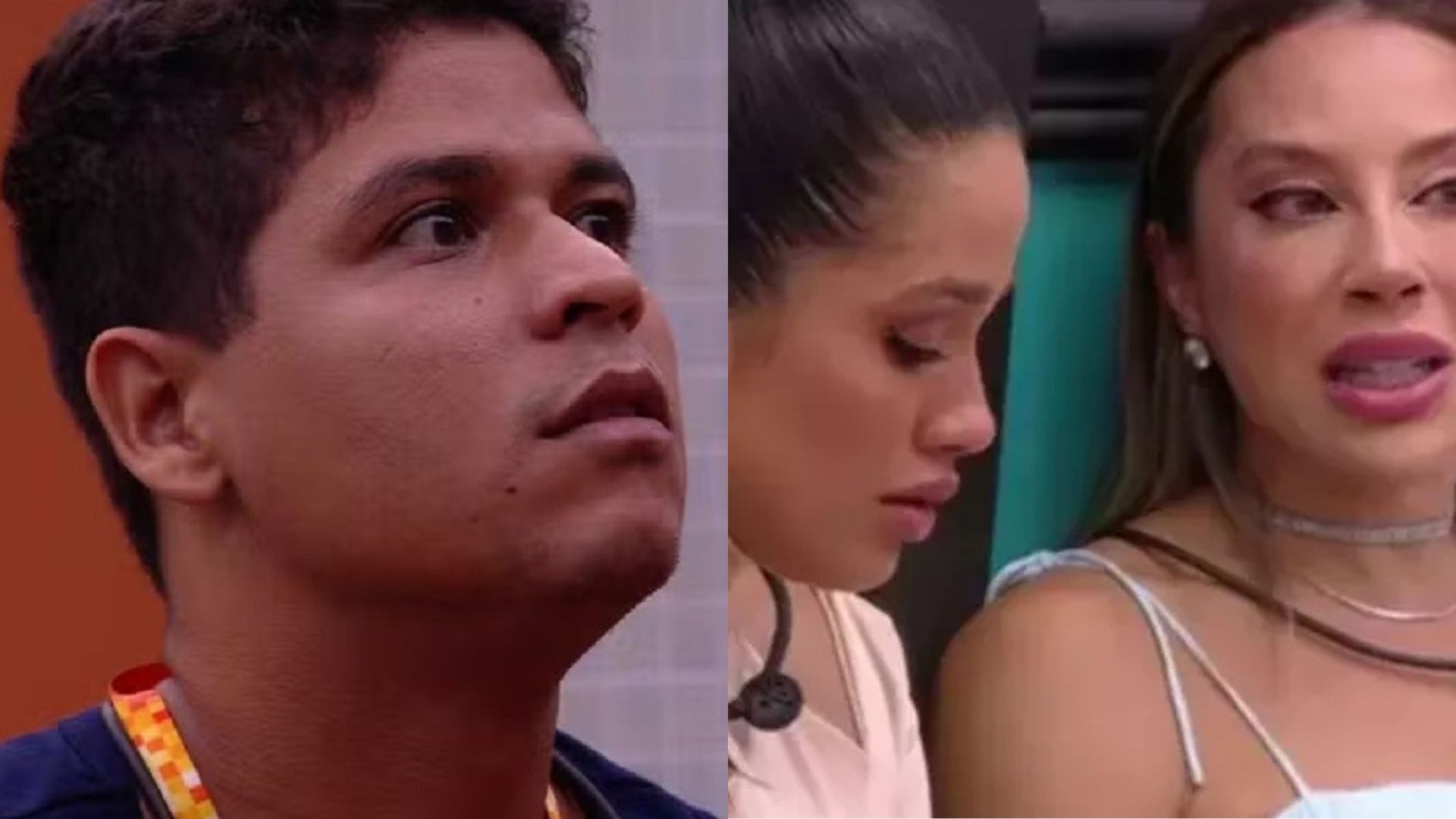 BBB25: Guilherme ouve conversa particular de Eva e Renata sobre o Paredão