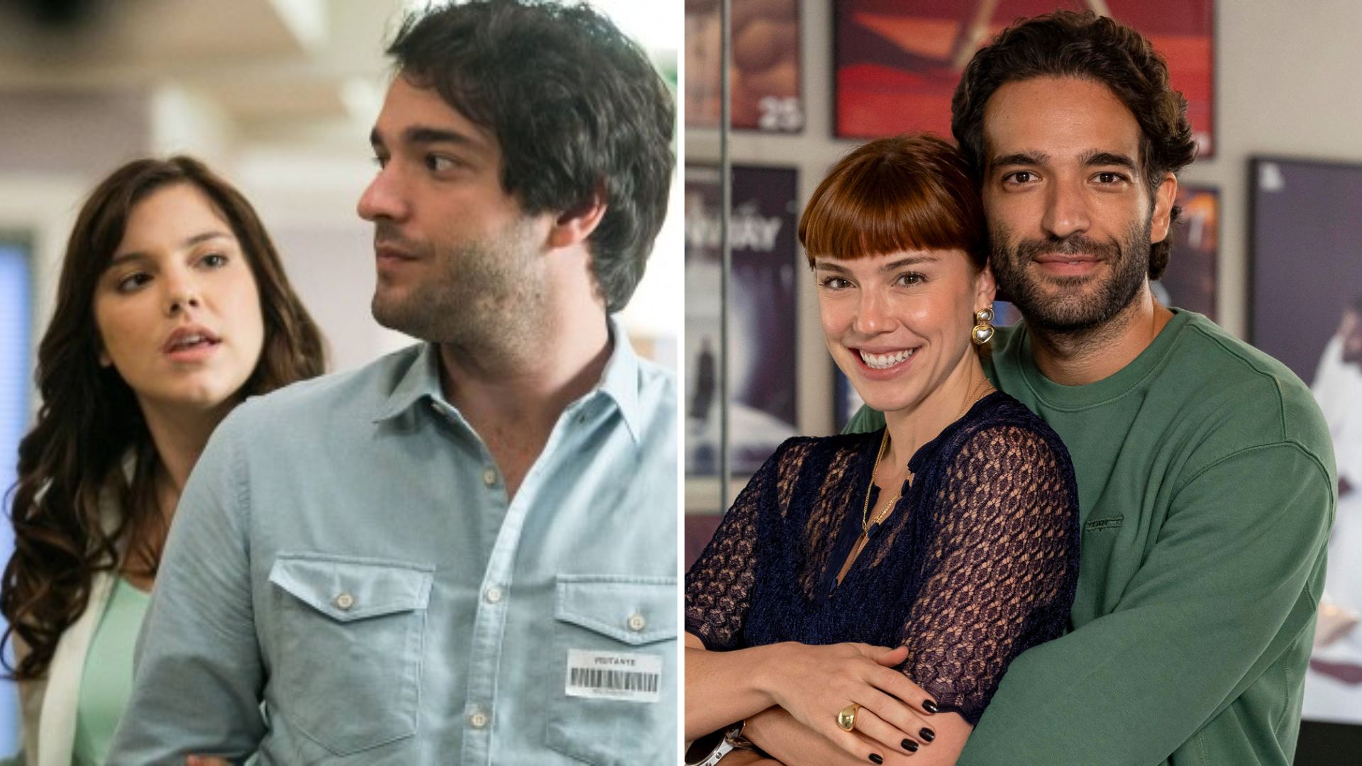 Alice Wegmann e Humberto Carrão já viveram triângulo amoroso antes de Vale Tudo