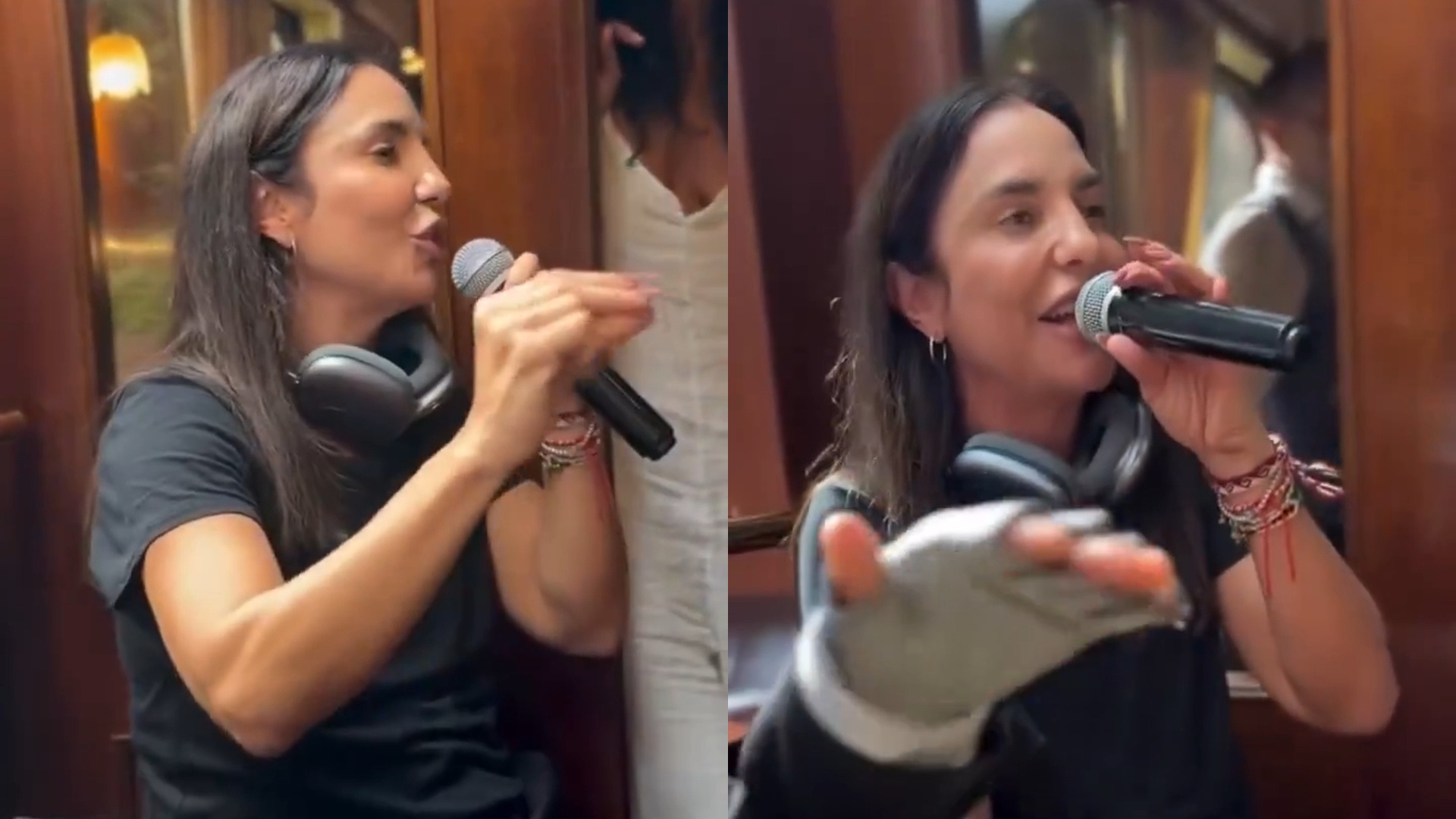 Ivete Sangalo faz show surpresa em trem no Peru e marido debocha: ‘Não se aguentou’