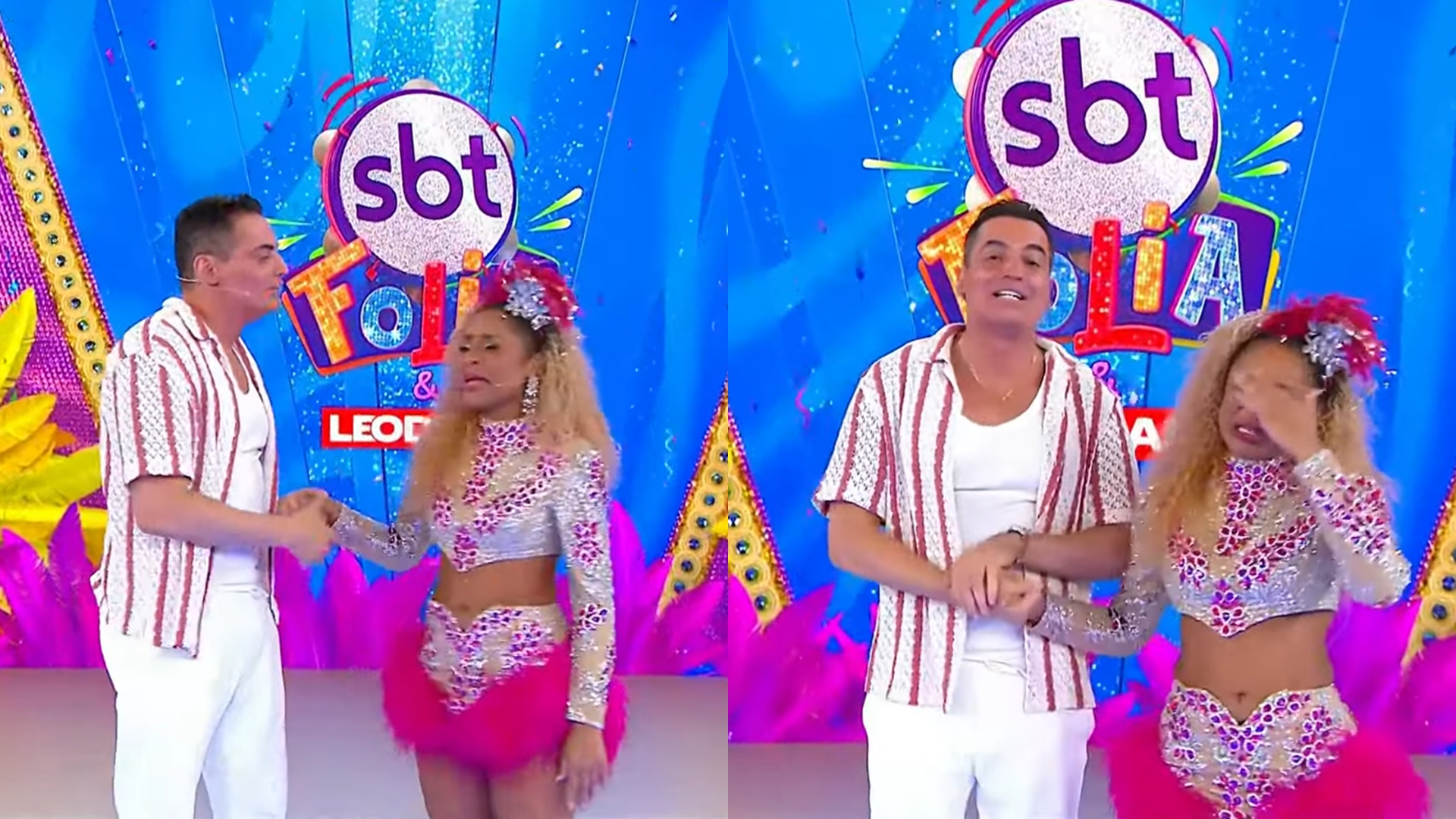 Cariúcha tem crise de choro durante cobertura do Carnaval no SBT: ‘Vim do fundo do poço’