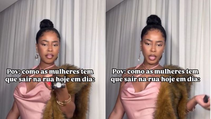 Lorena Maria revela carregar arma de choque e explica motivo: ‘Defender desses homens’