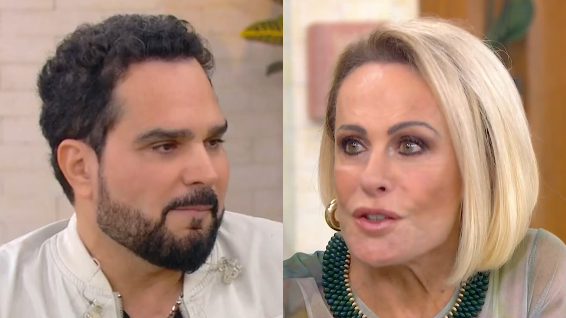 Ana Maria Braga questiona Luciano sobre fim da dupla com Zezé e o sertanejo nega: ‘Continuamos’