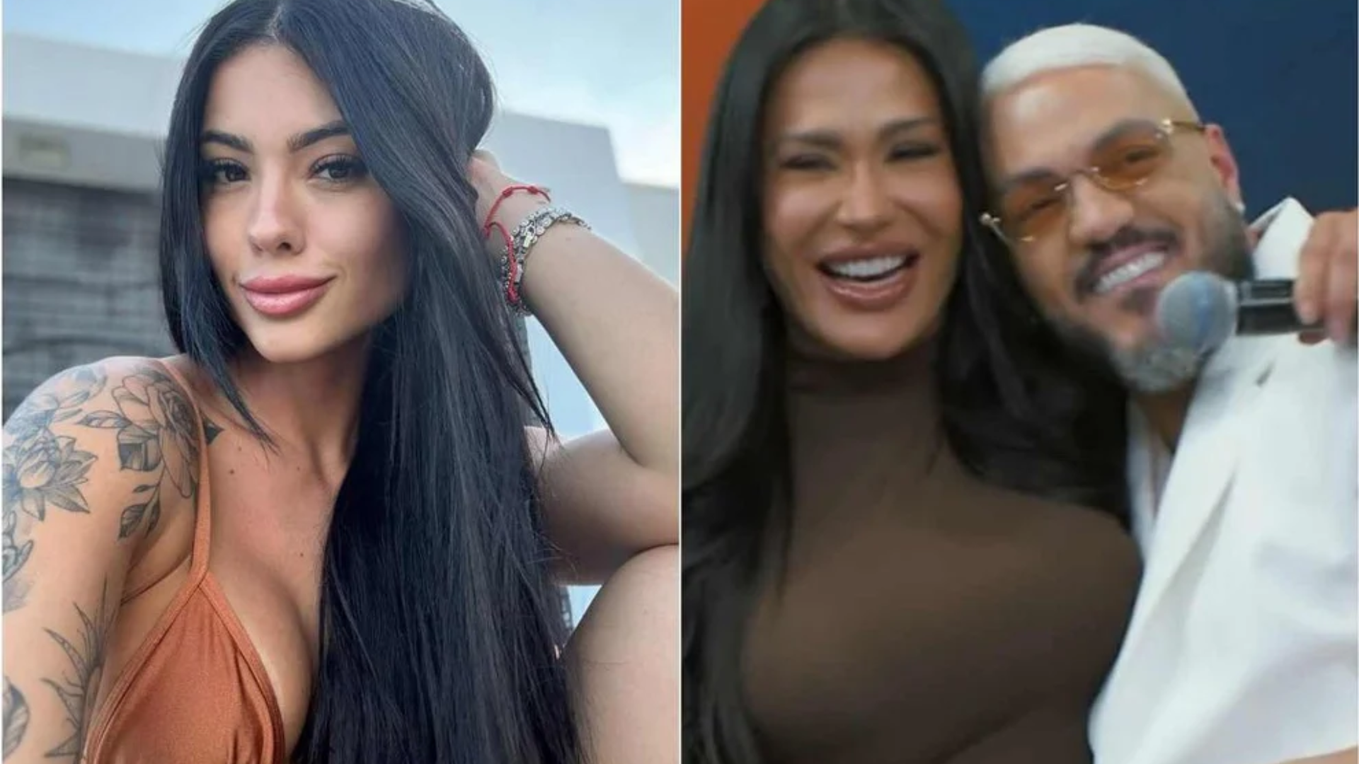 Namorada de Belo fala sobre encontro do cantor e Gracyanne na TV: ‘Impossível”