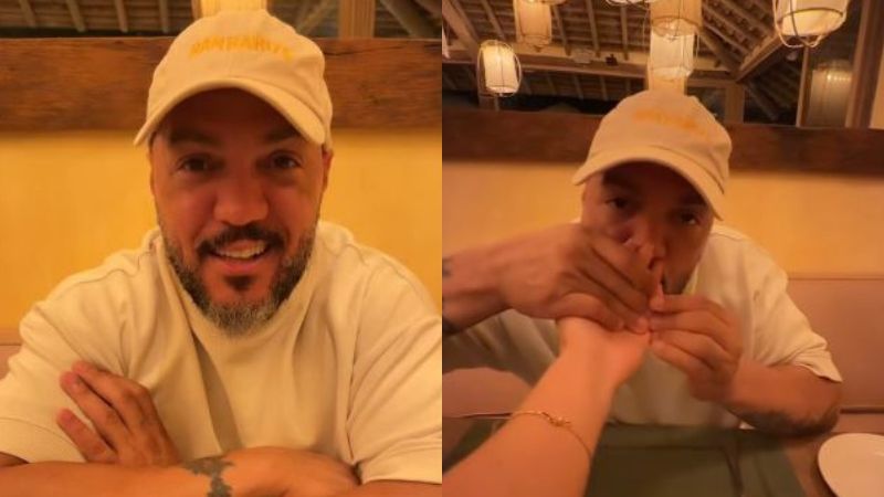 Namorada de Belo revela registro do primeiro date com Belo: ‘Muito feliz’