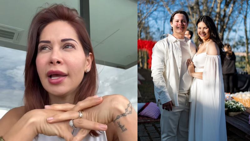 ‘Não sai comendo todo mundo’, diz Maíra Cardi ao celebrar casamento do filho, Lucas