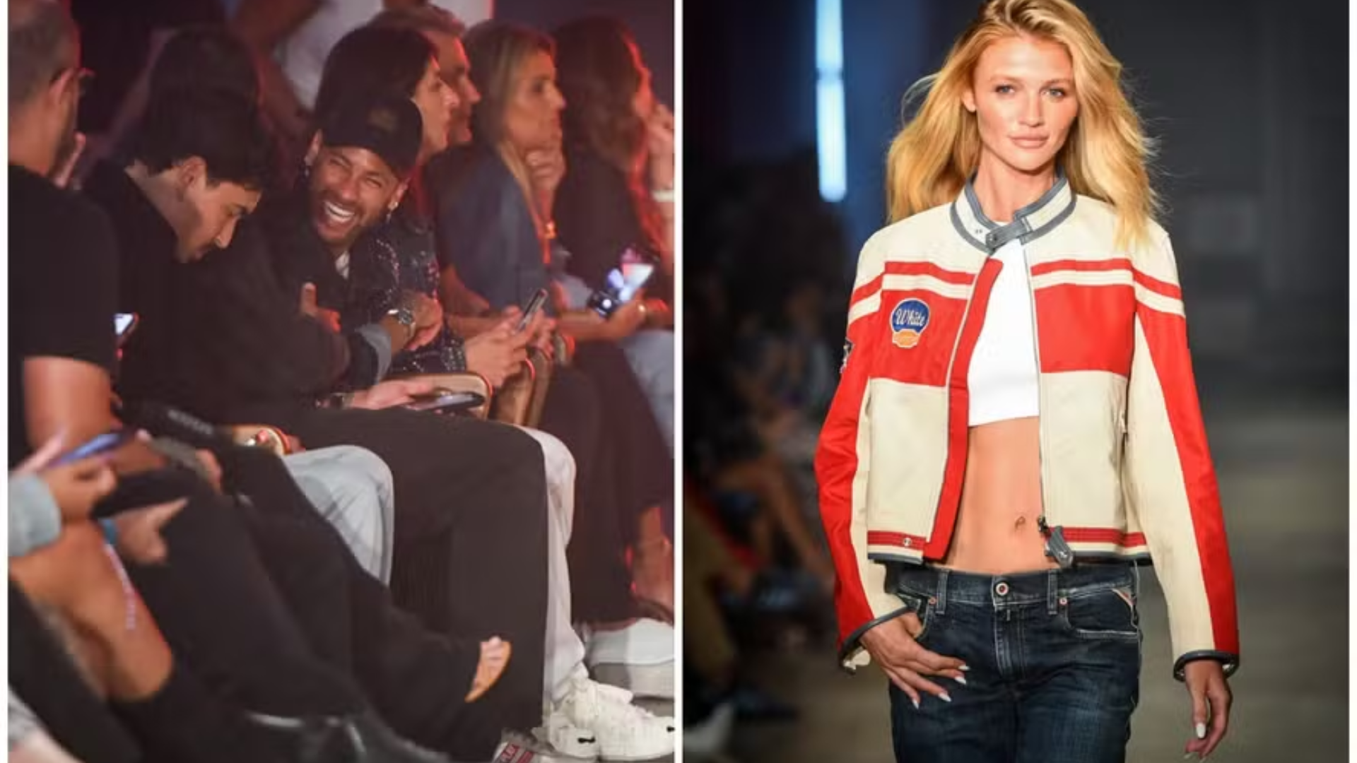 Neymar assiste a desfile de moda, em meio a polêmica sobre festa com garotas de programa