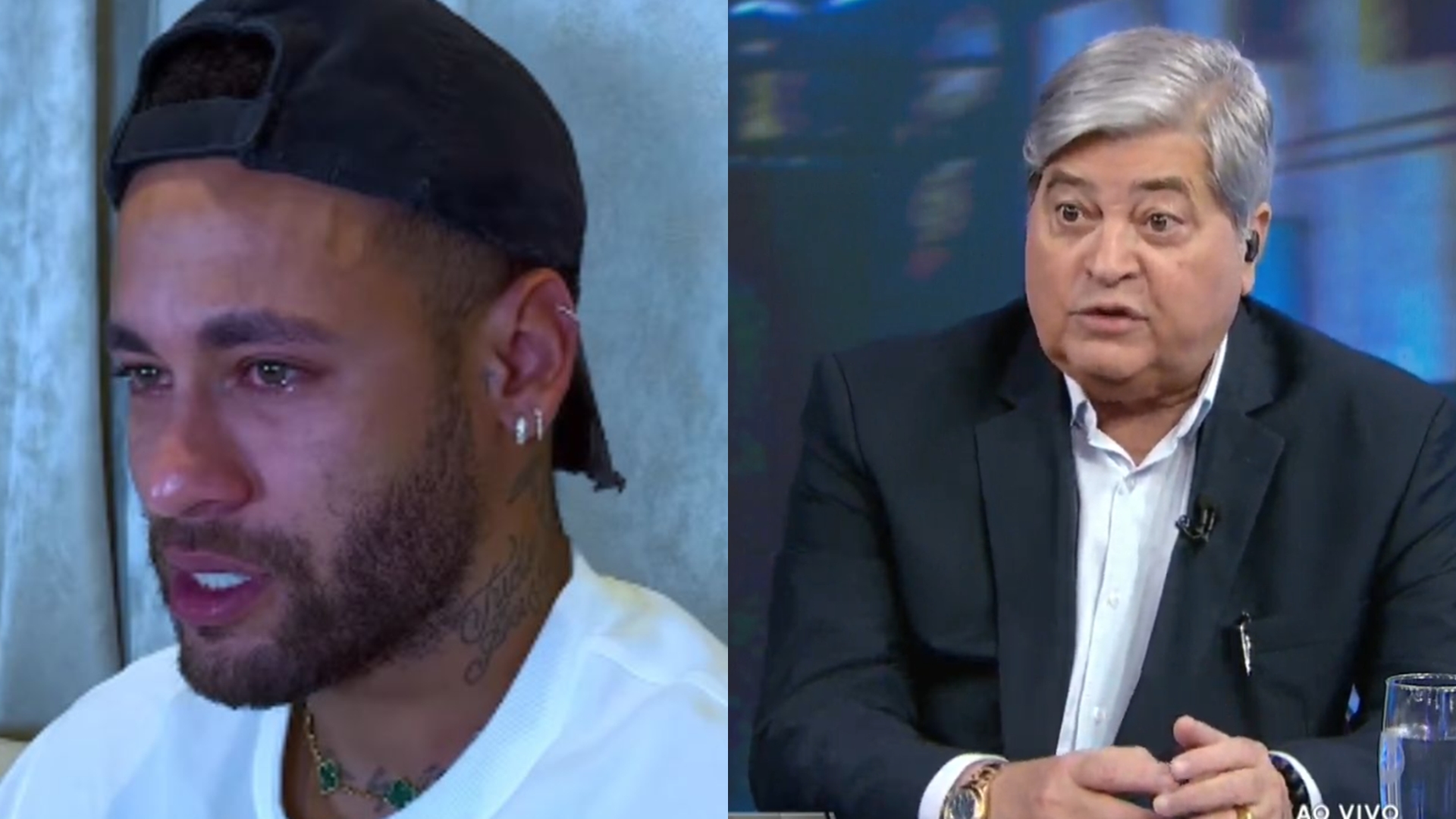 Datena ‘vira’ o pai de Neymar e dá puxão de orelha pesado: ‘Tem que parar de jogar futebol’