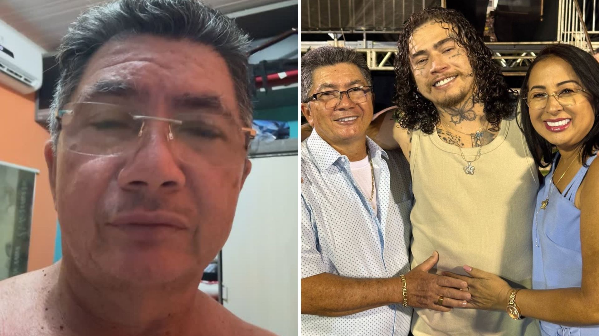Pai de Whindersson Nunes revela estado de saúde do filho após internação: ‘Logo vai’