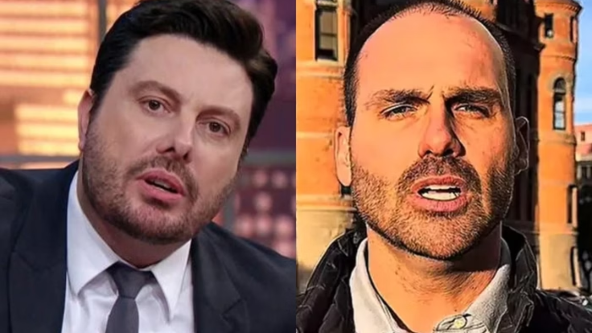 Polêmica! Danilo Gentili xinga Eduardo Bolsonaro de ‘covarde e vagabundo’
