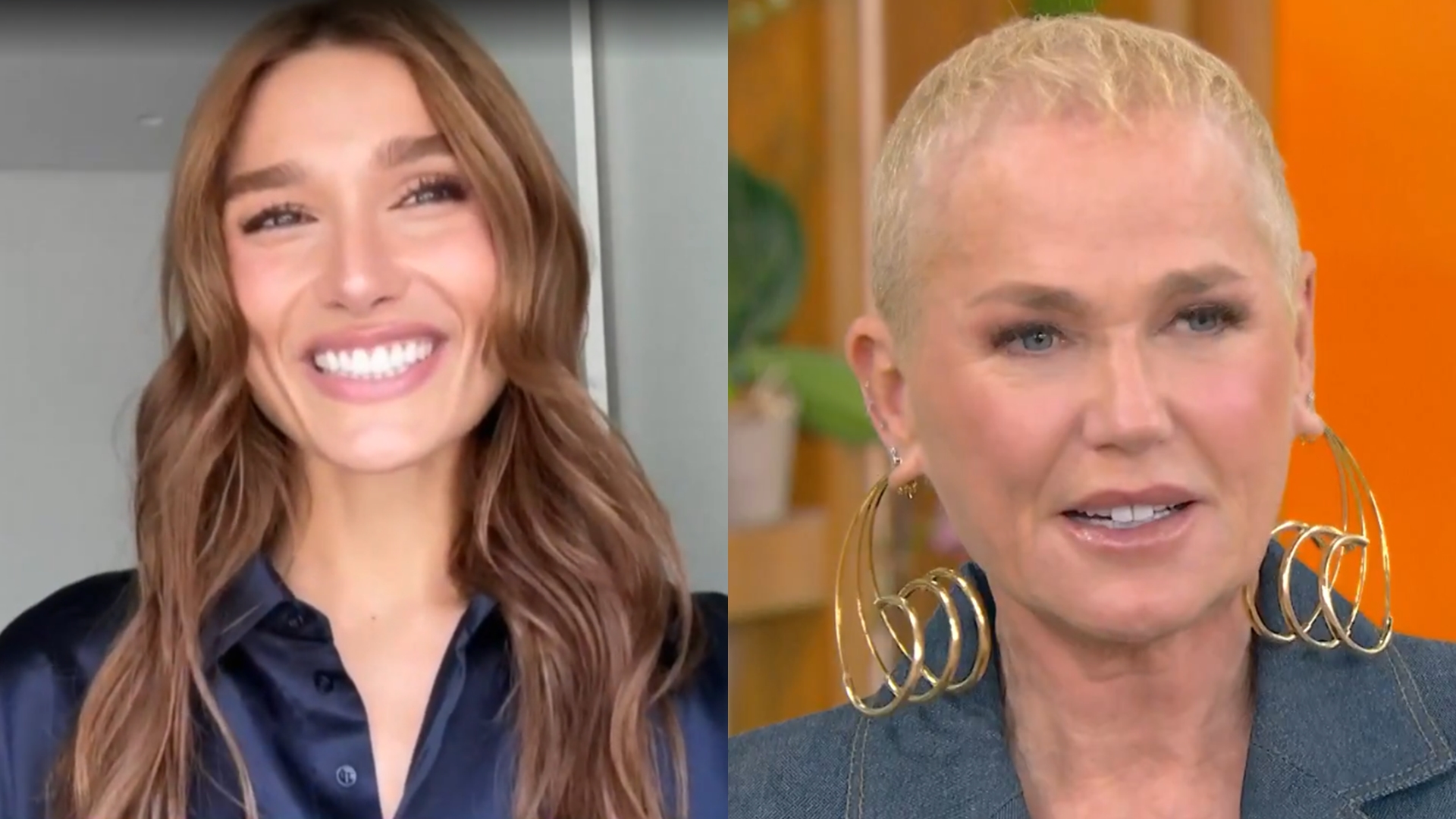 Sasha faz surpresa para Xuxa e termina cobrada ao vivo na Globo: ‘Só falta’