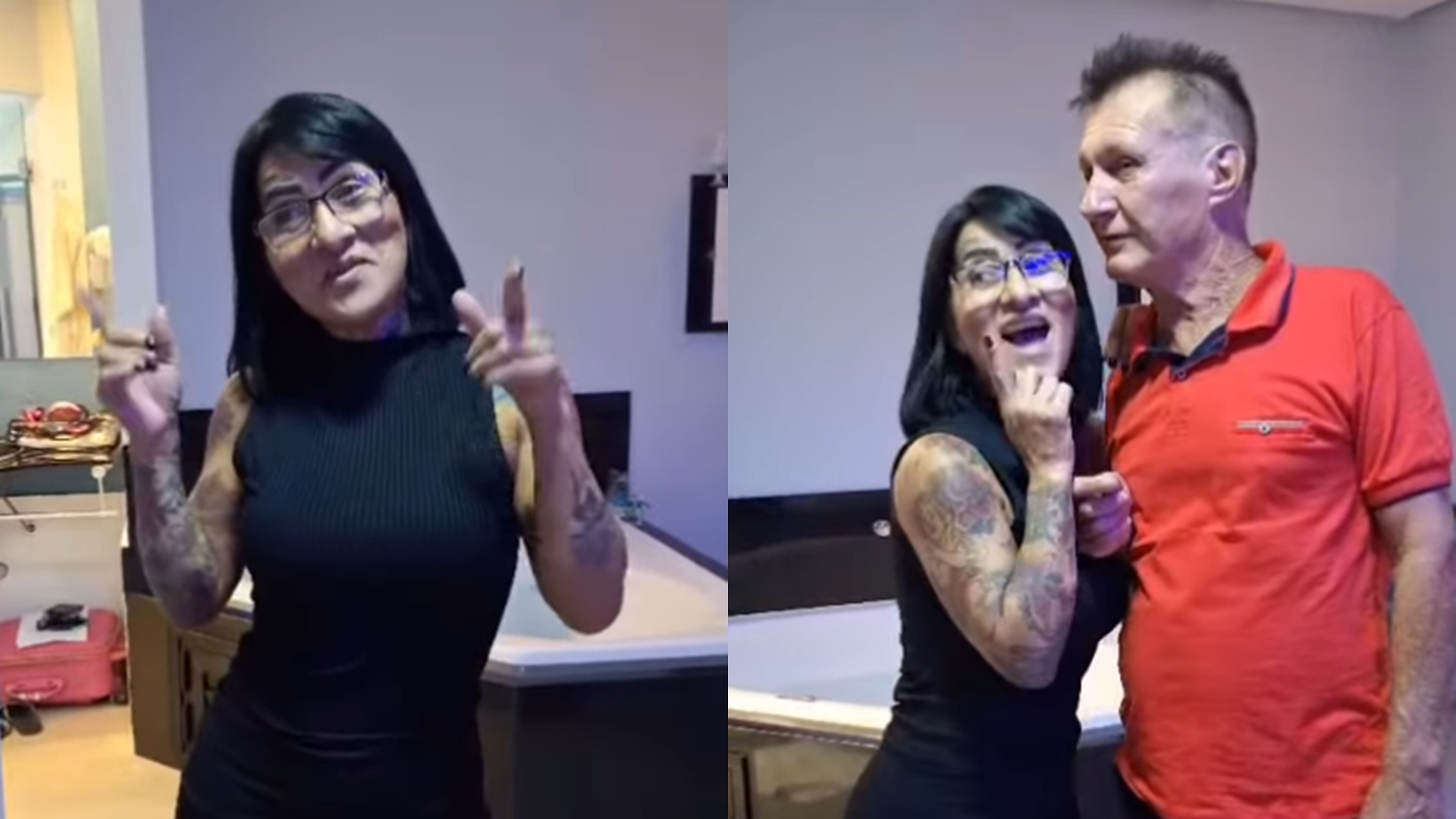 Virou casal? Pai de Andressa Urach surge em momento inusitado com atriz com quem fez filme adulto