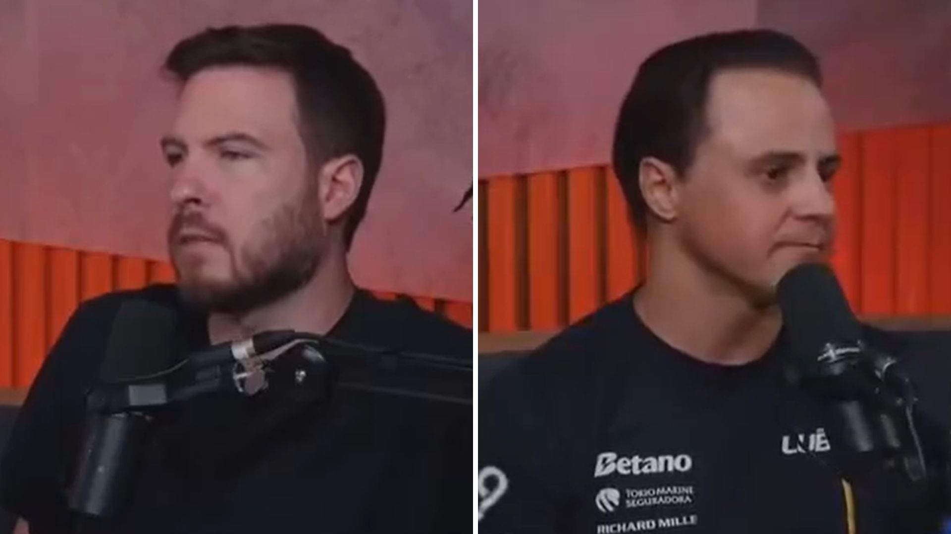 Thiago Nigro comete gafe durante entrevista com Felipe Massa: ‘Correu com o Senna’