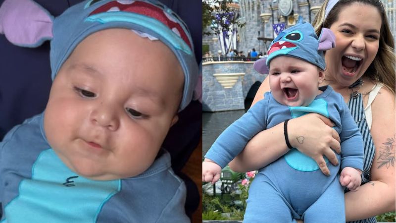 Viih Tube mostra Ravi, de 4 meses, usando fantasia da primogênita Lua: ‘Usou com 7’