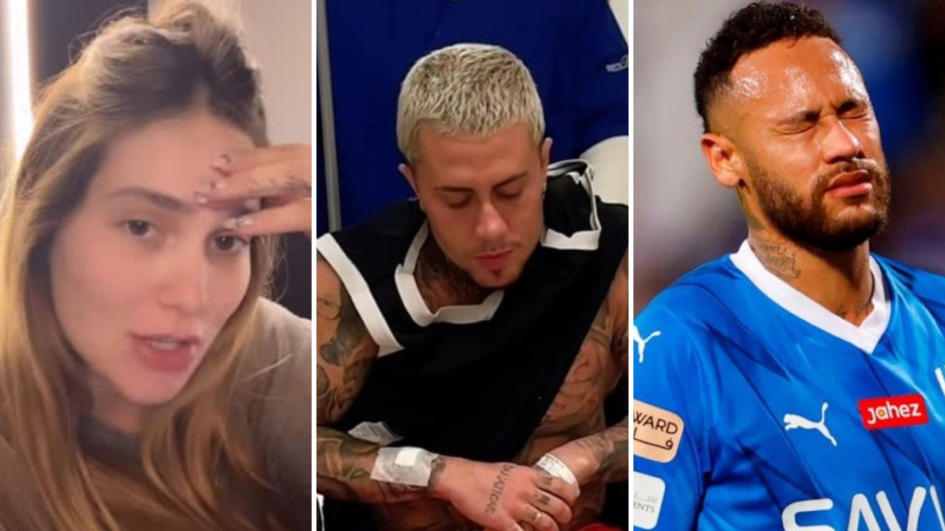 Virginia ‘doente’, acidente de MC Daniel e paternidade do filho da amante de Neymar marcam o dia
