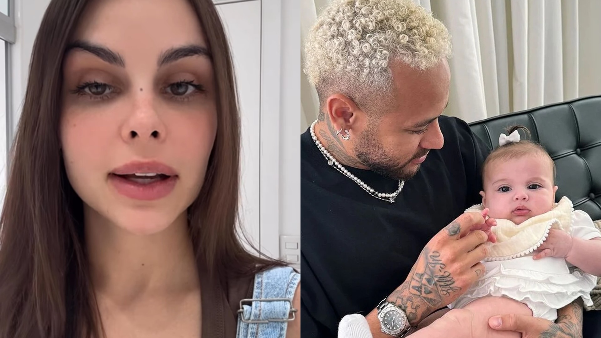 Amanda Kimberlly se pronuncia sobre sumiço de Neymar na vida da filha: ‘Essa história’