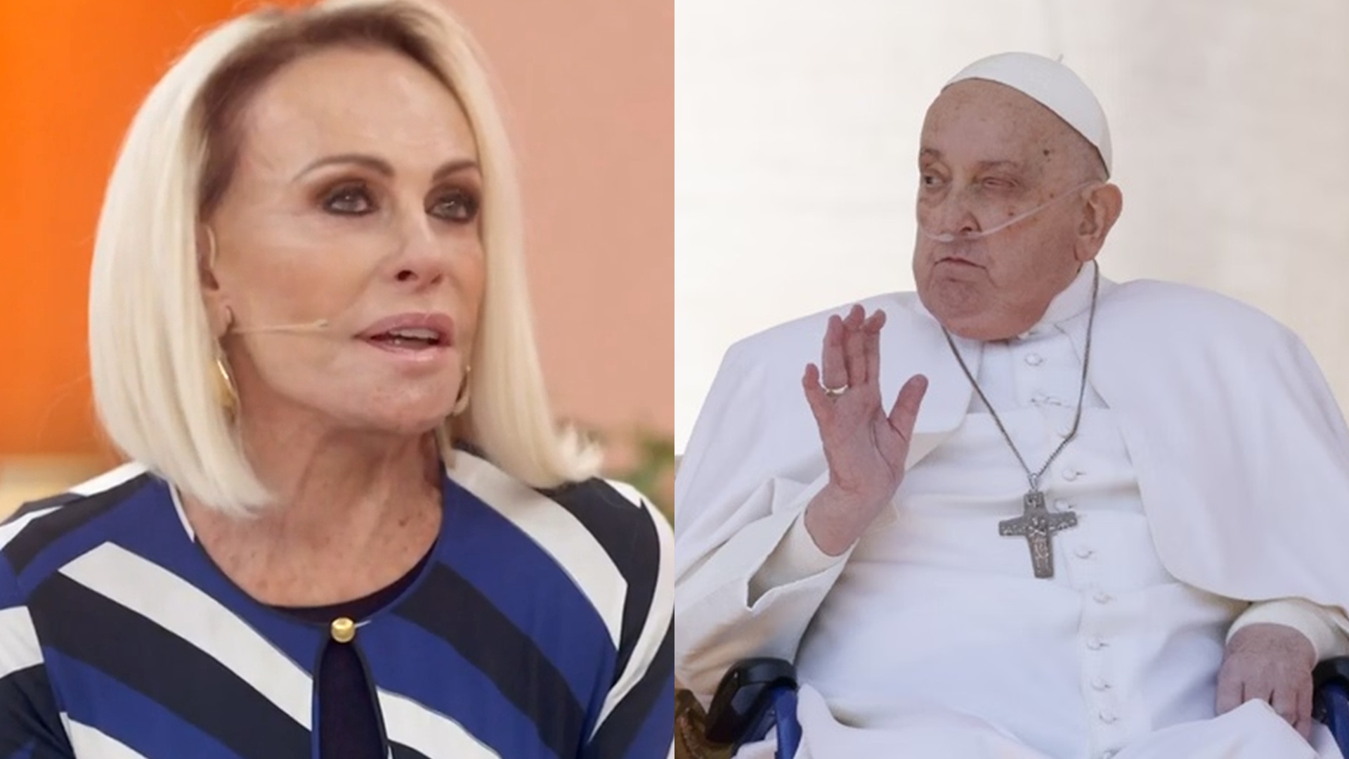 Ana Maria Braga chora ao comentar morte do Papa Francisco ao vivo: ‘Cuidou dos pobres’