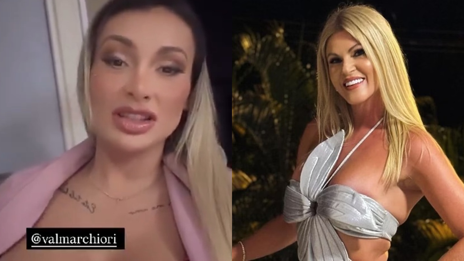 Andressa Urach ataca Val Marchiori após ser chamada de aberração: ‘Tá devendo milhões’