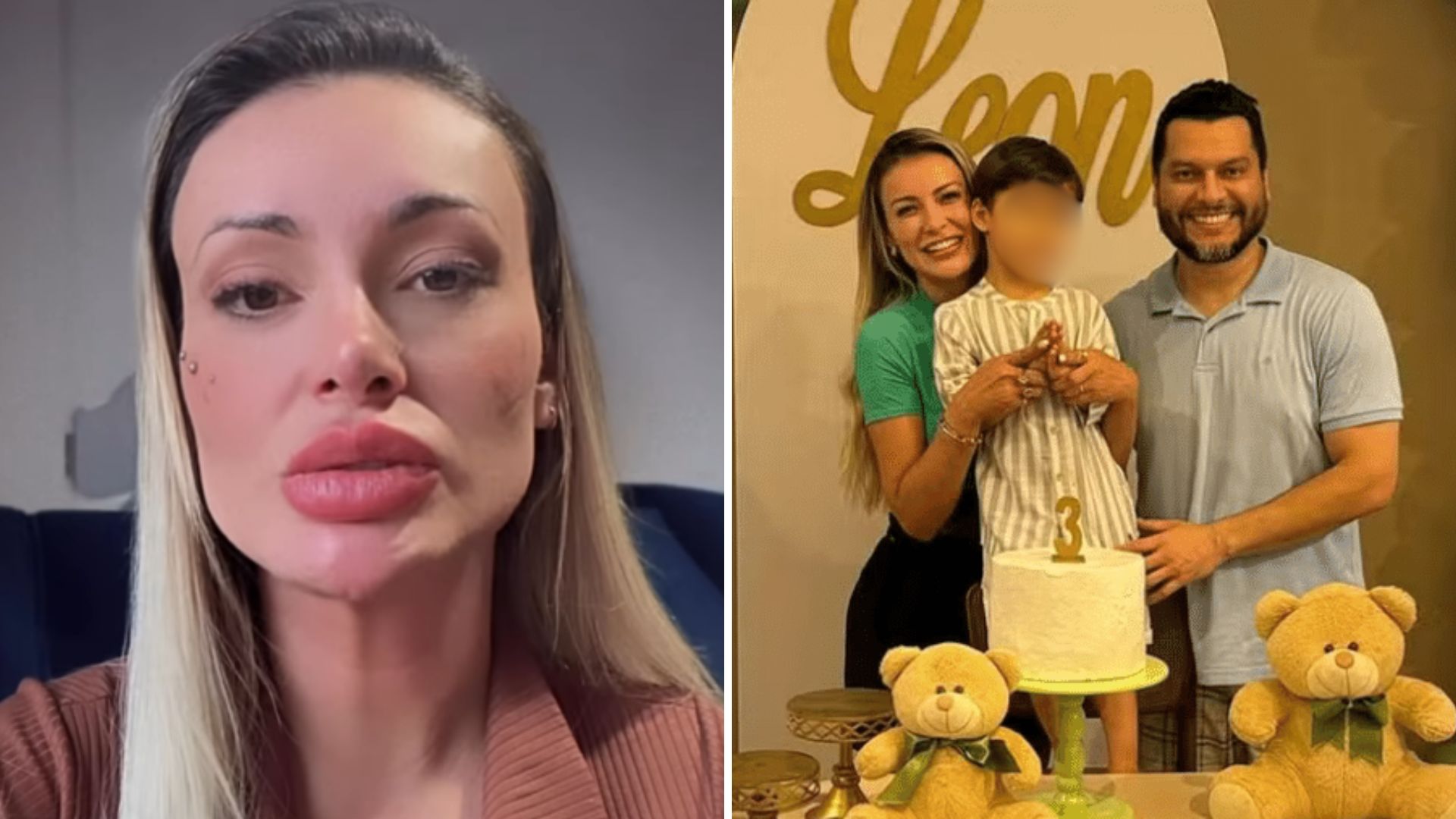 Andressa Urach expõe transtorno do filho de três anos e faz desabafo: ‘Lutar’