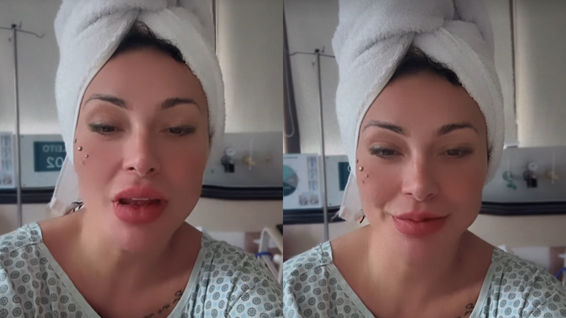 Internada, Andressa Urach atualiza fãs sobre estado de saúde após descobrir doença: ‘Queria cigarro’
