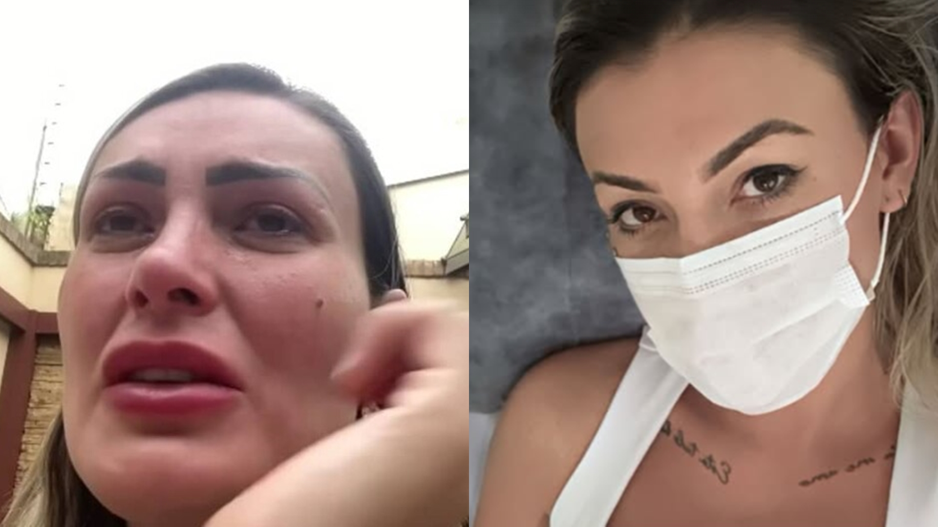 Andressa Urach vai parar em hospital e revela suspeita: ‘Bastante dor’